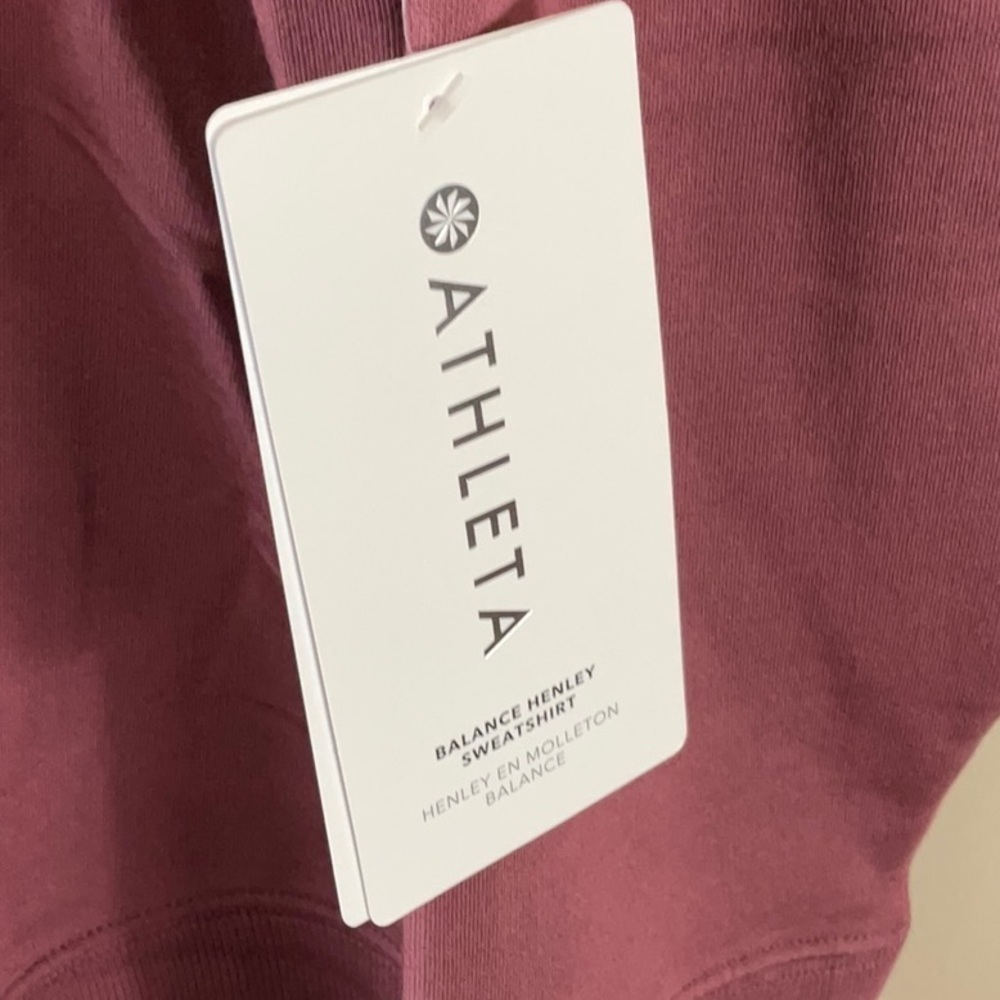 Athleta Balance Henley Sweatshirt - Picture 4 of 7